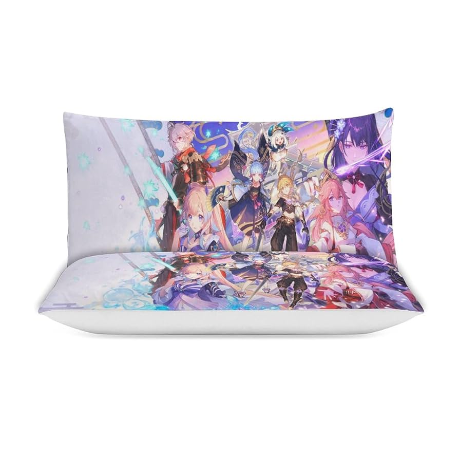 原神　ベッドシーツ　Haku 61KsNhD1lzL._UF350,350_QL80_.jpg